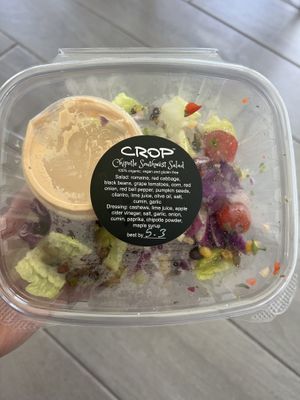 Chipotle southwest salad  at Crop Juice in Sarasota