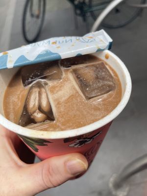 Pour over iced mocha  at NUTTEA - La Trobe St in Melbourne