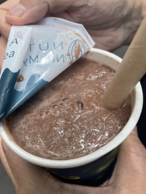 Choconana smoothie  at NUTTEA - La Trobe St in Melbourne