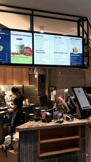 interior - view towards the counter at NUTTEA - La Trobe St in Melbourne