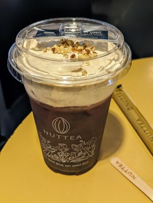 Grape tea #Veganuary at NUTTEA - La Trobe St in Melbourne