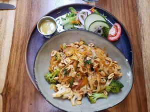 Vegan Pad Thai at El Chante Verde in La Fortuna