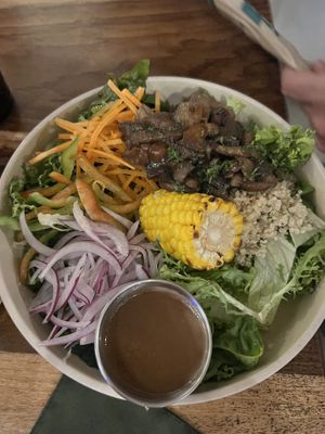 Vegan bowl  at El Chante Verde in La Fortuna
