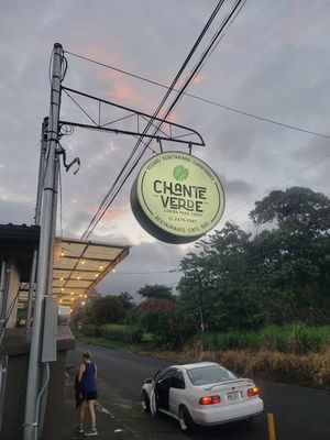 Entrance at El Chante Verde in La Fortuna
