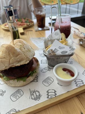 Banana patty - amazing! #Veganuary at El Chante Verde in La Fortuna