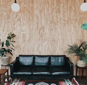 Comfy furniture at Brighter Coffee in Stanmore