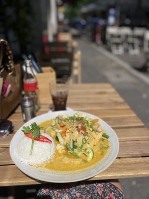 Vegan curry lunch   at Nam in Cologne