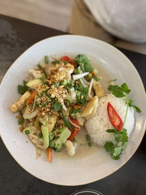 Peanut tofu  at Nam in Cologne