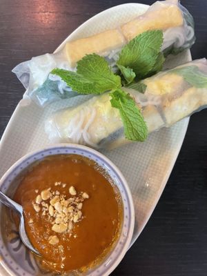 Fresh rolls   at Nam in Cologne