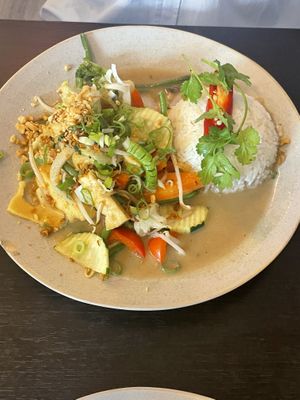 Peanut tofu  at Nam in Cologne