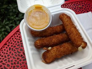 Cheese sticks at Spacecat V-stro in Ferndale
