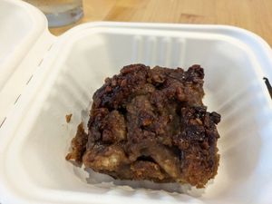 Pecan bread pudding at Spacecat V-stro in Ferndale
