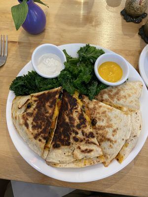 Back again for a breakfast quesadilla. I wish I could give 5 stars (or more again).   at Spacecat V-stro in Ferndale