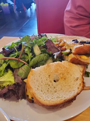 Brown Bag Lunch sandwich of the week at Spacecat V-stro in Ferndale
