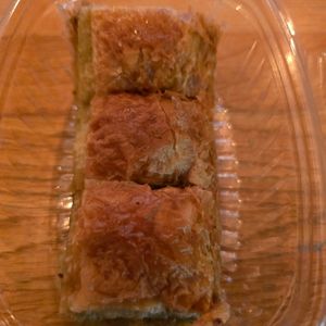 Vegan Pistachio Baklava at Vegitat in Luzern