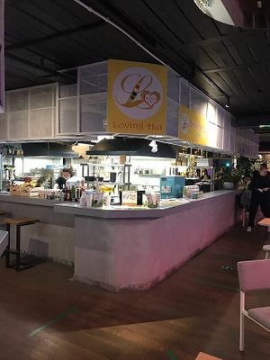 Loving Hut corner at Loving Hut - St Kuznetsky Mos in Moscow