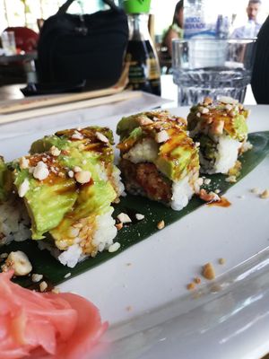Green Dragon Roll at The Brewery in Larnaca