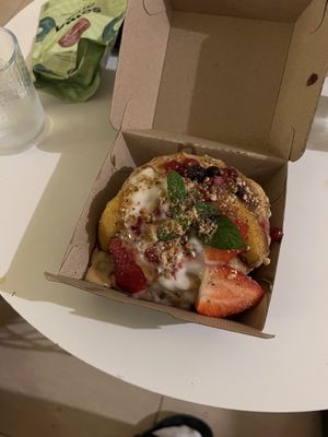 Protein pancakes  at The Brewery in Larnaca