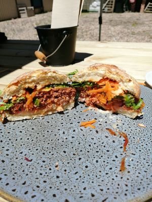 Burger at Moon To Moon in Mount Victoria