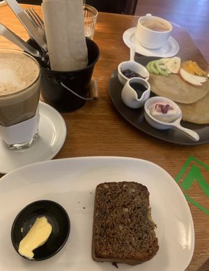 Vegan Banana bread (yum!) at Moon To Moon in Mount Victoria