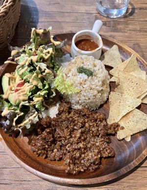 Taco meal 🥰 #Veganuary at Sonu Sonu in Fukuoka