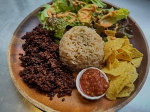 Nacho rice at Sonu Sonu in Fukuoka