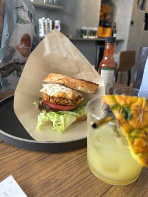 Cheeseburger (they ran out of bun. The breas was really good tho)  at Sonu Sonu in Fukuoka