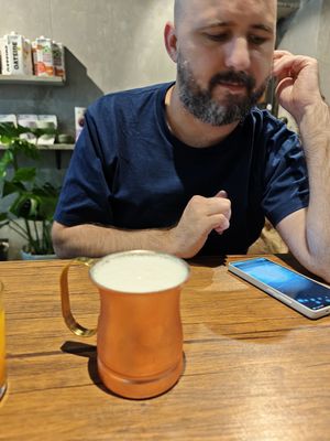 Beer at Sonu Sonu in Fukuoka