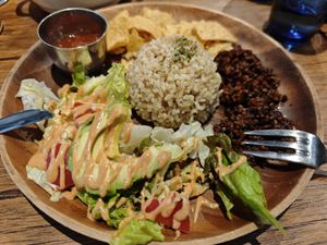 Taco plate yummy! at Sonu Sonu in Fukuoka