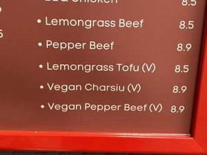 Lots of vegan options   at Ja & Jon Banh Mi in Hobart