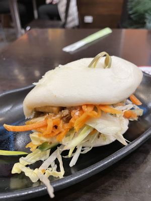Lemongrass tofu bao  at Ja & Jon Banh Mi in Hobart