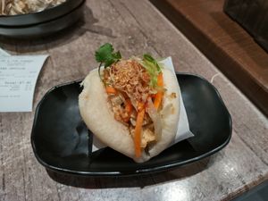 Lemongrass Tofu Bao at Ja & Jon Banh Mi in Hobart