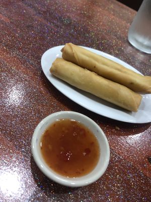 Spring roll at Aus Viet in Hobart