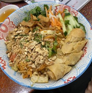 56 bun bi chay -  combination vegan fresh noodles at Aus Viet in Hobart