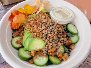 Kale salad at Taco Vega in Los Angeles