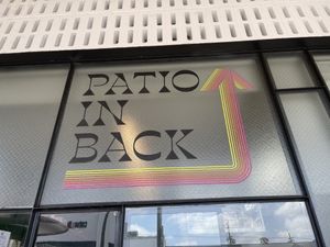 Front and back patio during pandemic at Taco Vega in Los Angeles