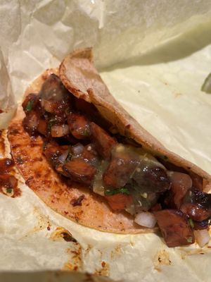 Asada taco  at Taco Vega in Los Angeles