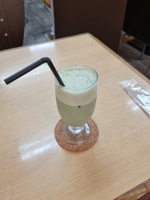 "Green smoothy" at Pumpkin ぱんぷきん in Tokushima