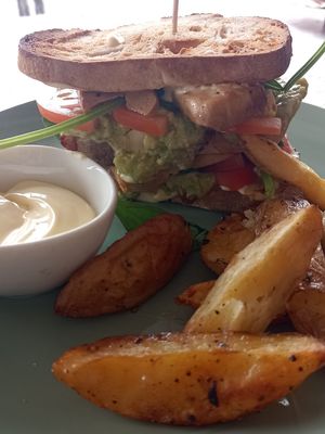 Club sandwich at The Conscious Kitchen - Kloof St in Cape Town
