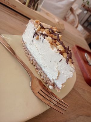 Peanut butter cheesecake Vegan at The Conscious Kitchen - Kloof St in Cape Town