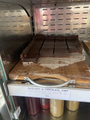 Hazelnut & chocolate tart   at The Conscious Kitchen - Kloof St in Cape Town