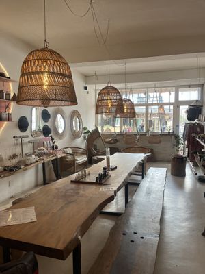 Beautiful chilled atmosphere with lovely decor  at The Conscious Kitchen - Kloof St in Cape Town