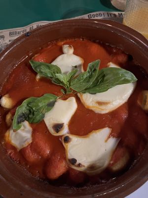 Aubergine parmigiana   at 13 Bistrot in Fuerteventura