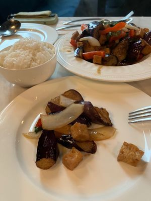 Basil eggplant  at Wok Your Way in Dartmouth