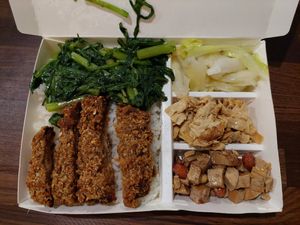 Special Meal $60 with Extra Rice $5 at Sān Yuán Zhāi 三元齋 in Tainan