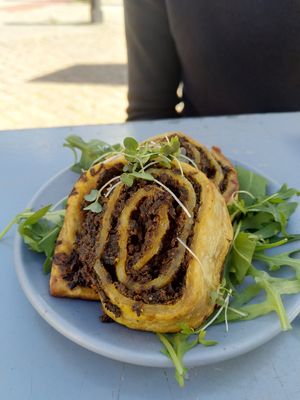 these mushroom rolls were really good at Superkelly in Ghent
