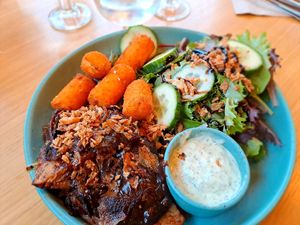 Knolselder steak met kroketjes at Superkelly in Ghent