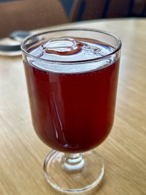 Homemade cherry lemonade   at Superkelly in Ghent