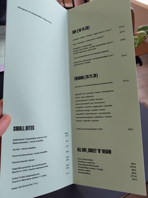New menu at Superkelly in Ghent