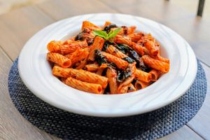 Vegan pastas at Vegan Style in Cancun